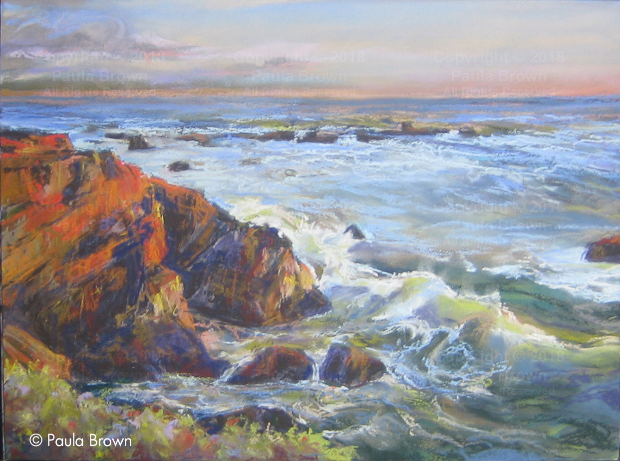 Cambria Sunset - Paula Brown