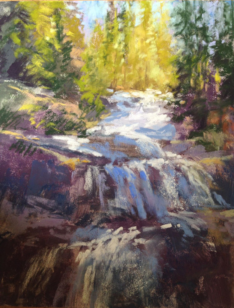 Waterfall Spring Melt - Frances Nichols