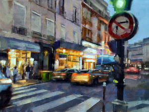 Early Evening, Central Paris - Desmond O'Hagan