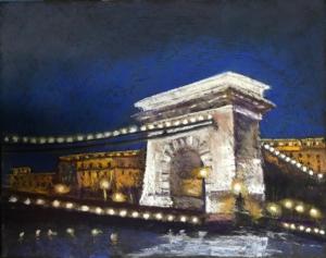 Framed Original Pastel Painting