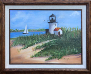 Framed Original Oil Painting, 12x16