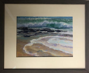 Framed Original Pastel Painting