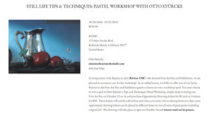 Two-Day Pastel Workshop With Otto Sturcke